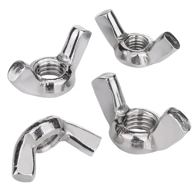 Flügelmuttern aus Edelstahl M3 bis M12 Schmetterlingsmuttern DIN315