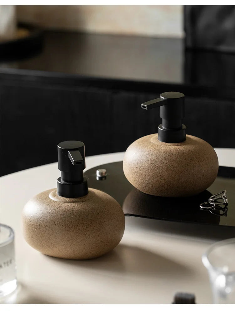 Keramik Spenderflasche für Lotion und Flüssigseife 300ml