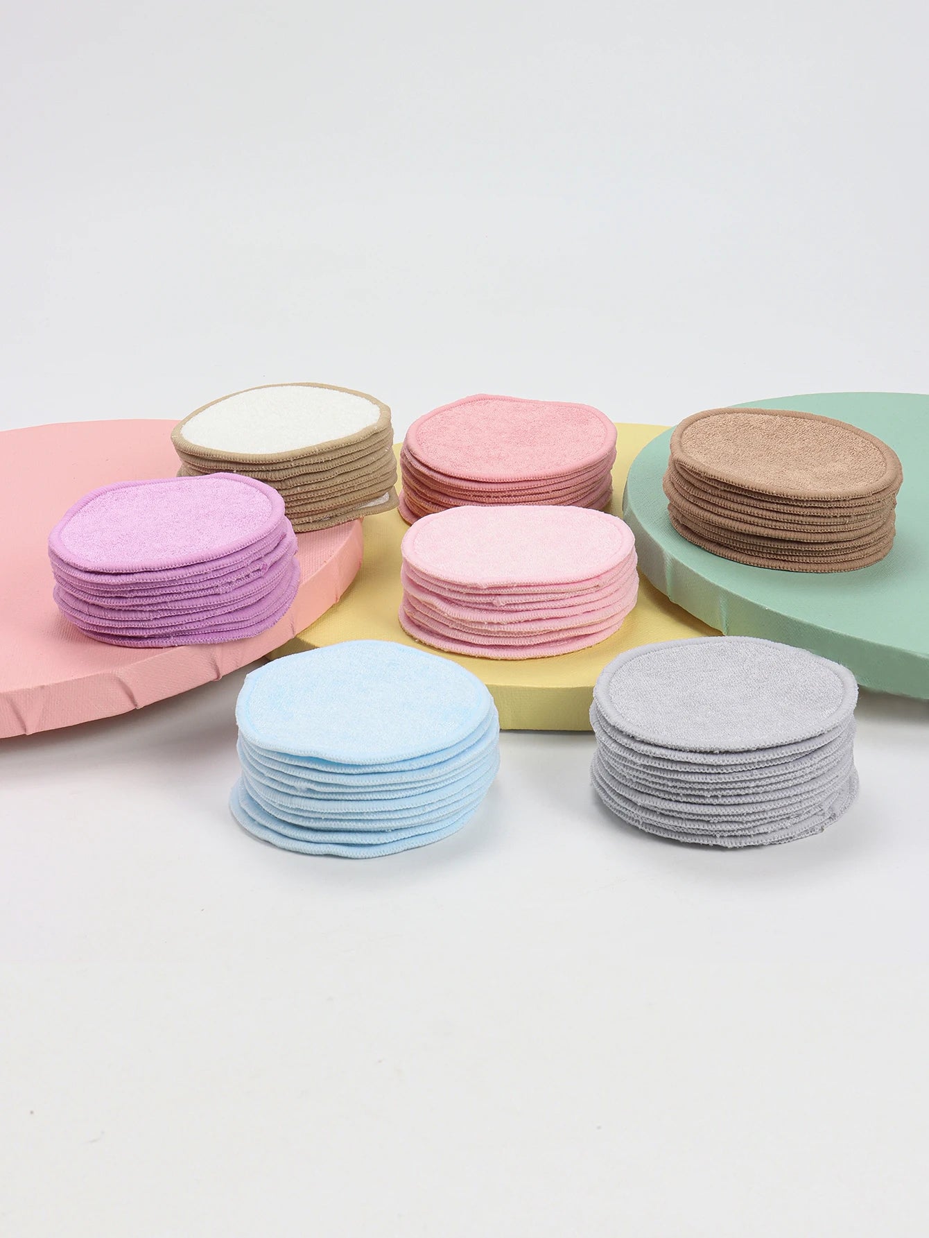 Weiche wiederverwendbare Make-up-Entferner-Pads aus Bambusfaser