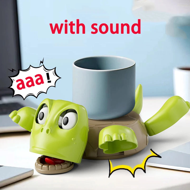 3D Schildkröten Untersetzer – Lustige Tassenunterlage für Kaffee & Tee