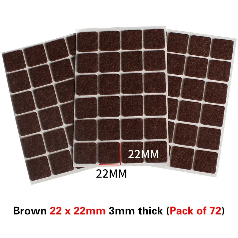 Filzpolster Möbel Schutz Anti-Rutsch Stuhl Tisch Fuß Eckschutz Boden