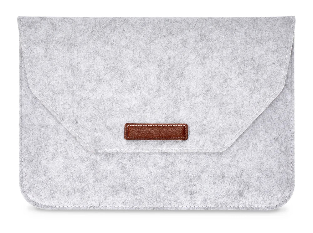 Wollfilz Laptoptasche in verschiedenen Größen mit praktischem Zubehör-Yabubestshop