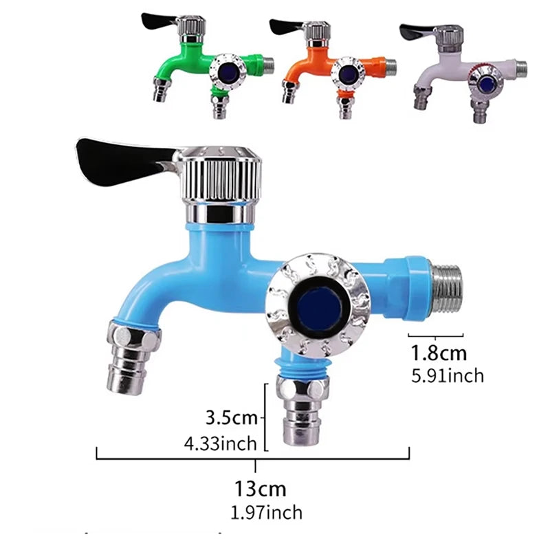 Multifunktions-Wasserhahn Küche Waschmaschine – Dual Control Edelstahl