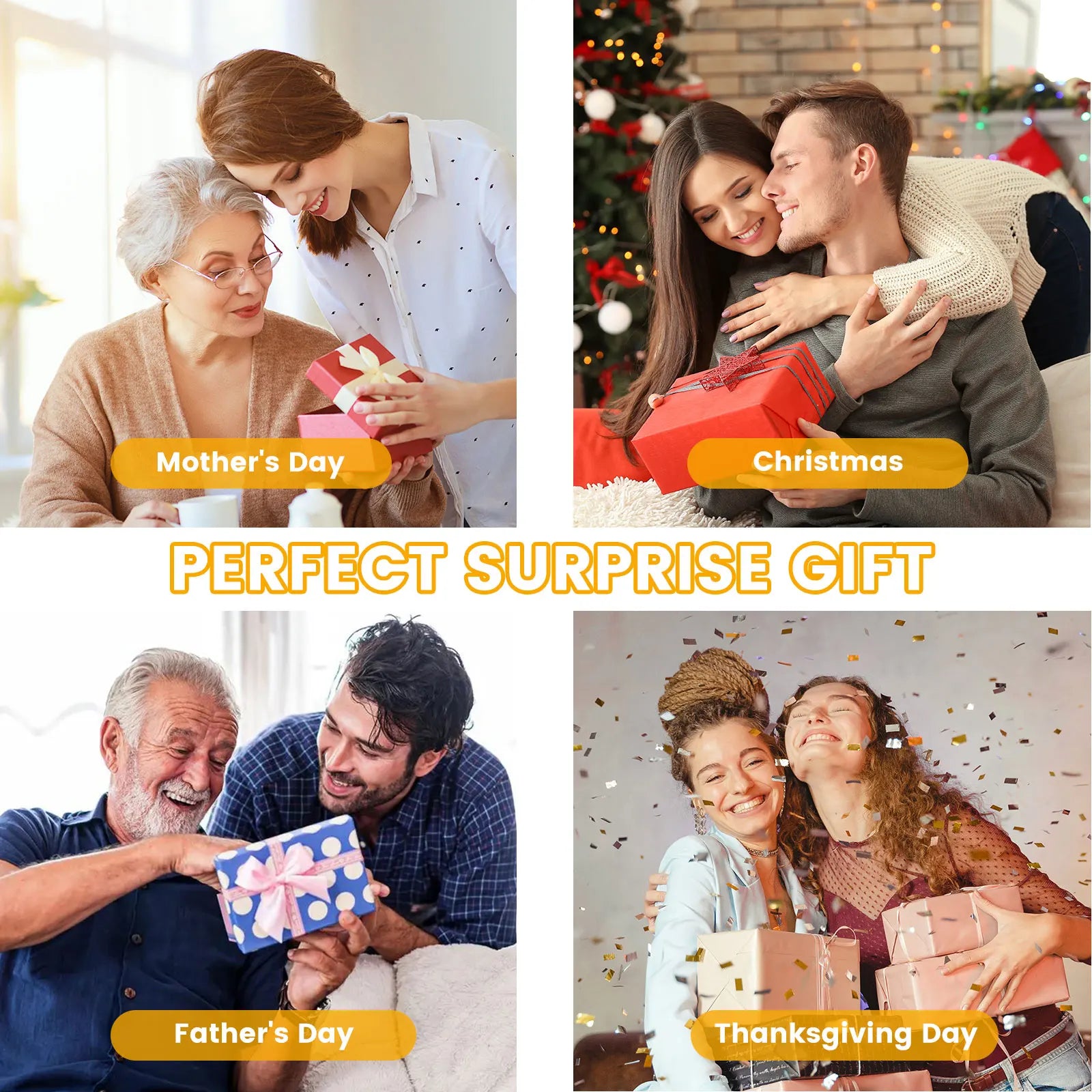 Multifunktionaler Glaskrug mit Bambusdeckel und Griff 1800ml