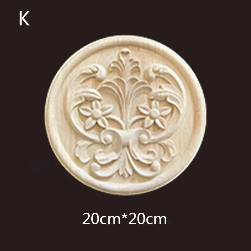 Geschnitzte Holzapplikationen für Möbel und Heimdekoration Basteln