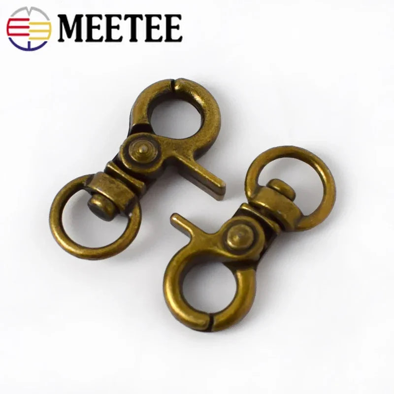 Drehbare Metall Karabiner Verschlüsse für Taschen und Leinen DIY Zubehör