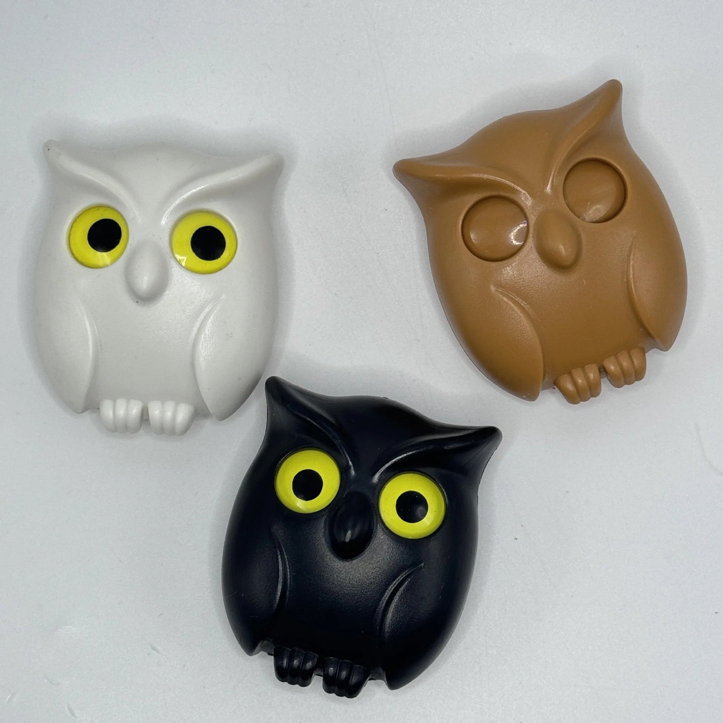 Magnetischer Schlüsselhaken Eulenmotiv selbstklebend für Wandmontage