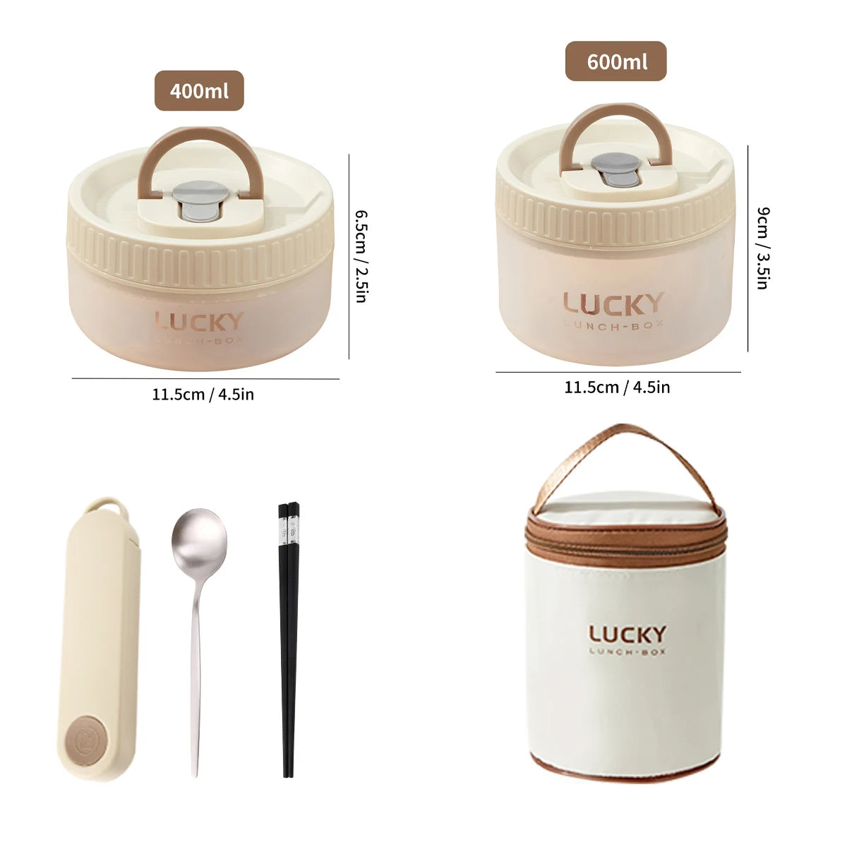 Transparente Kunststoff Lunchbox mit Griff – Mikrowelle, auslaufsicher