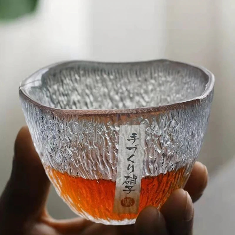 Japanisches Whiskeyglas aus Glas für Zuhause und Bar