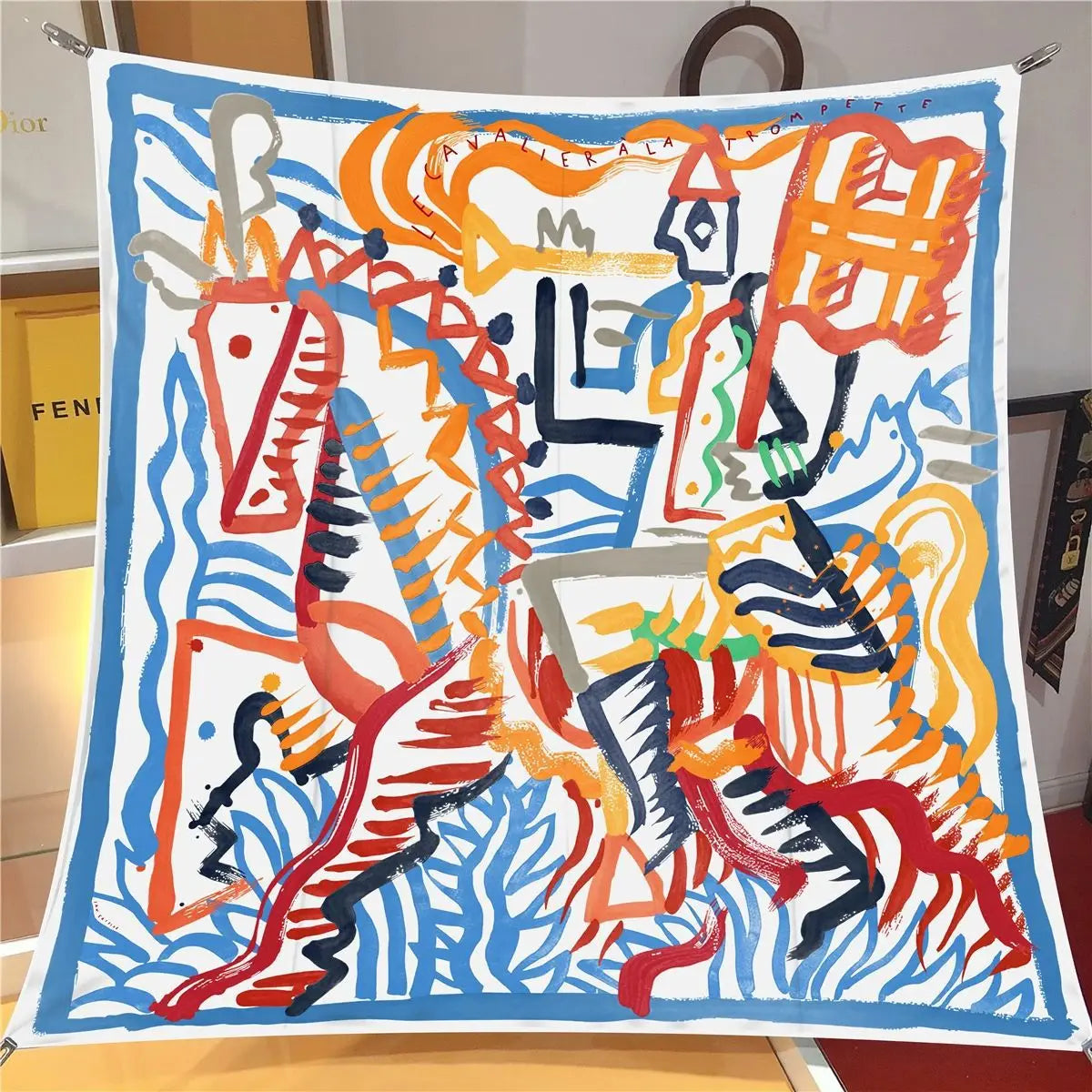 Stylisches bedrucktes Bandana Kopftuch Unisex vielseitig tragbar