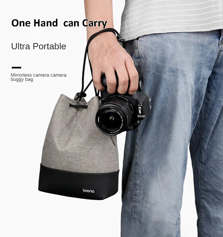 Wasserdichte Kameratasche mit Kordelzug für spiegellose Kameras-Yabubest - Home & More