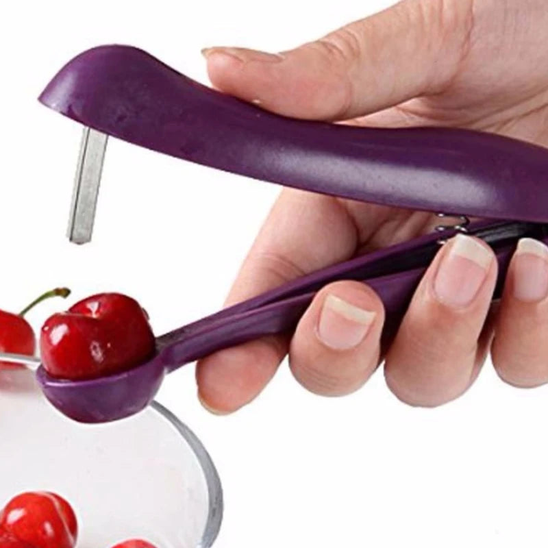 Effizient - Ergonomisch: Lila Kirsch- und Olivengrubenentferner, leicht - robust