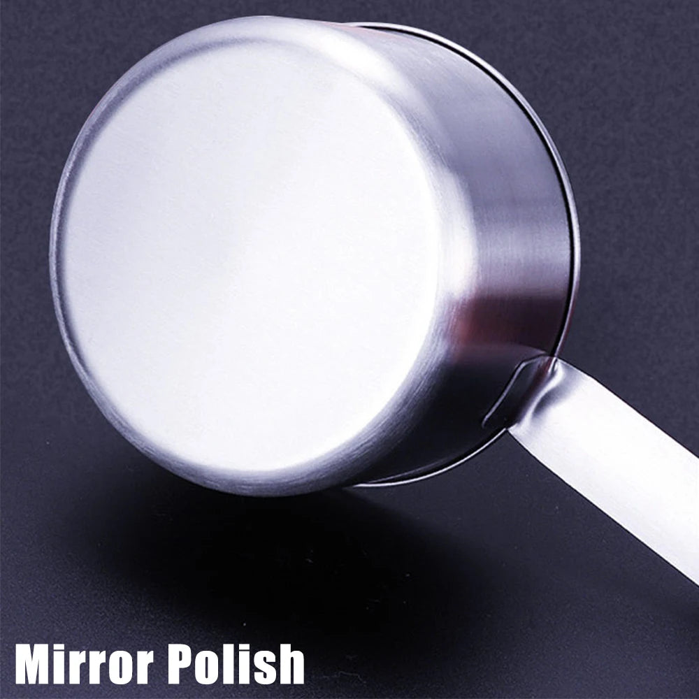 Stapelbare Messbecher und Löffel Set aus Edelstahl in 3 Größen