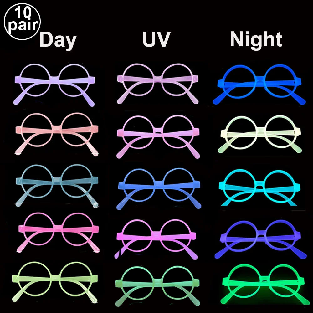 Neon Party Hüte für Erwachsene Leuchten unter UV Licht Effekt