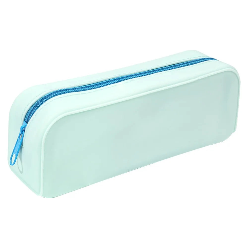 Großkapazität Silikon Bleistift Etui Unisex Einfarbig Kreativ