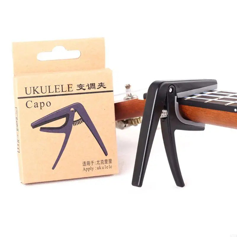 Einhändiger Capo für Ukulele 4-Saiter Schnelle Befestigung