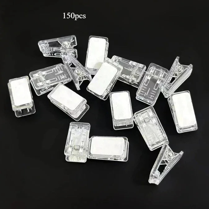 50 selbstklebende Clips für Wandteppiche Fotos Zuhause & Büro Aufhängung