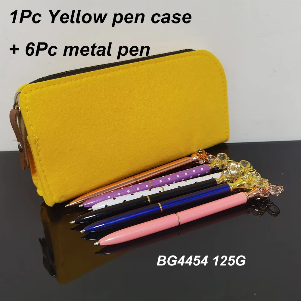 Filz Feder mäppchen 19,5 cm Schüler Stift Tasche Büro Lagerung