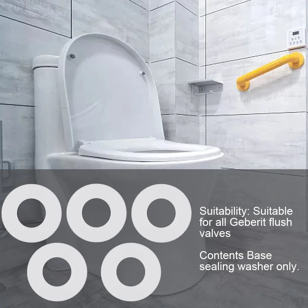 5er Set Silikon Dichtungen für Spülventil Waschmaschine Membran Ersatz