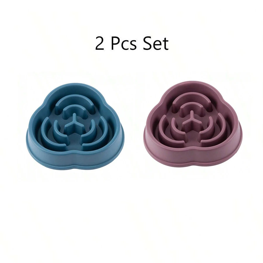 Hund Slow Food Schüssel Kunststoff Wolkenform gegen Erbrechen