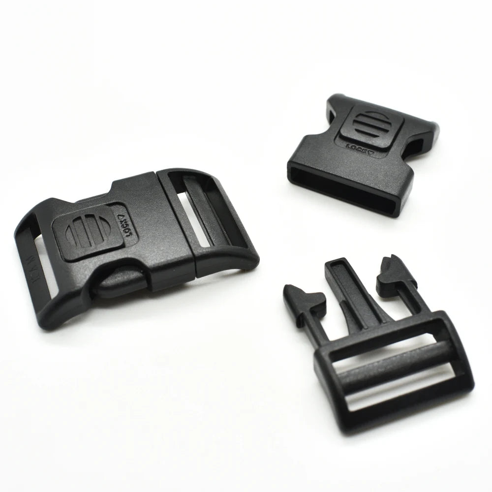 Robuste selbstsichernde Kunststoff Schnallen für Rucksack Taschen