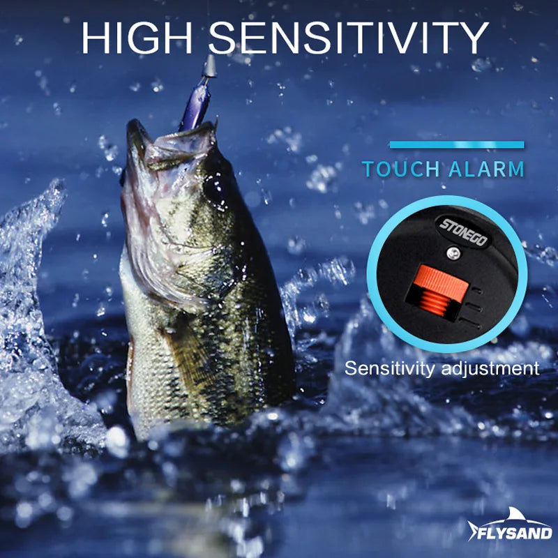 Sensibler Elektronischer Bissanzeiger Ton Alarm für Angler