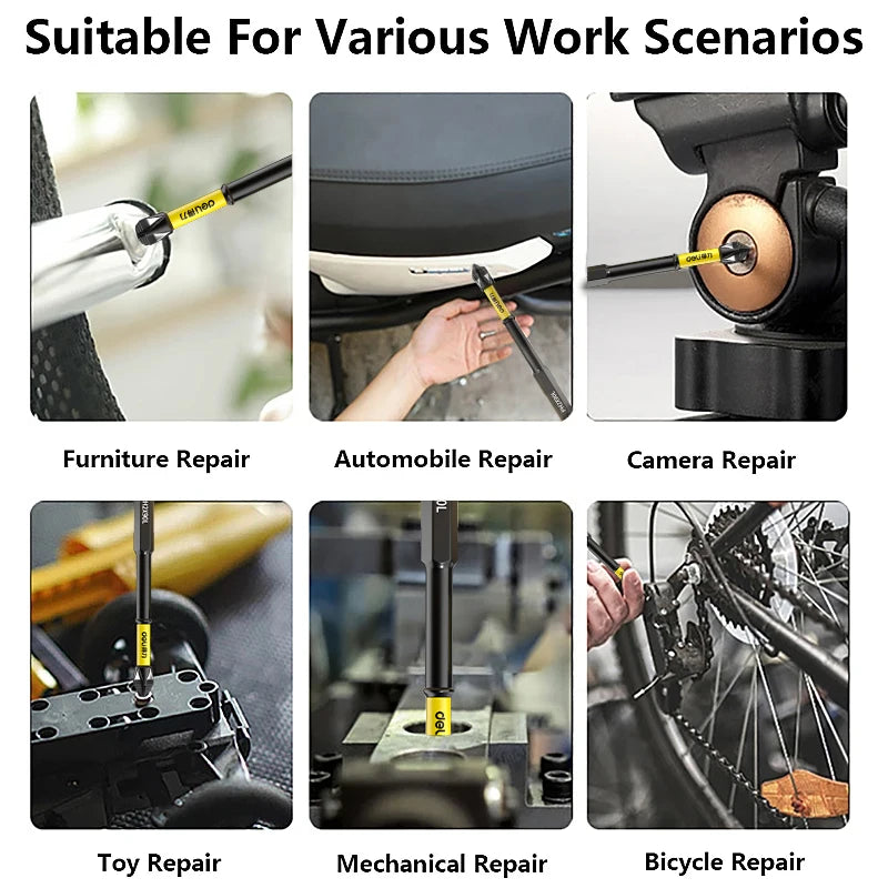 Rutschfestes PH2 Kreuzschraubendreher-Bit-Set mit starkem Magnet