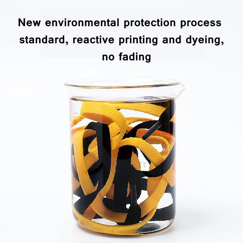 1 Paar flache verdickte Schnürsenkel für High-Top-Sneaker in 25 Farben