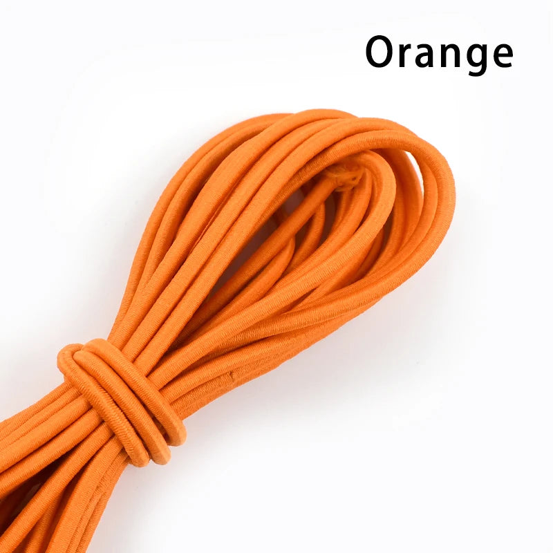 Flexibles 4mm Gummiband für DIY Kleidung, Haarbänder, Nähen