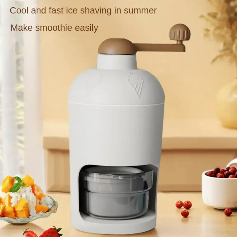 Handbetriebene Eisrasiermaschine 500 ml – robuster Edelstahl, sicher - leicht reinigen