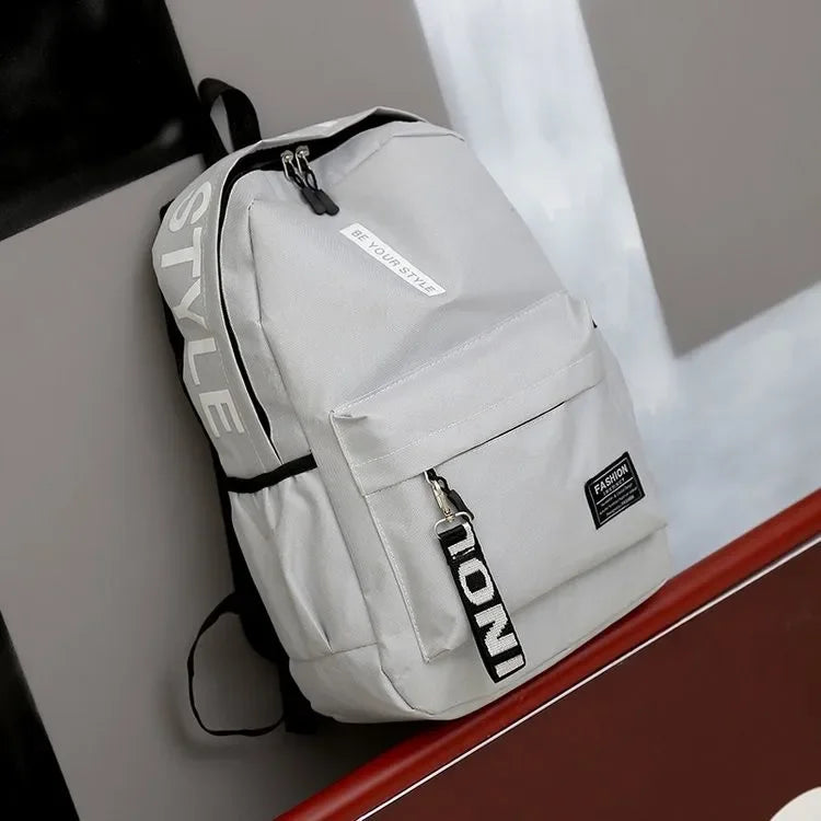 Unisex Großraum-Rucksack 20-35L mit robustem Polyester für Alltag - Schule