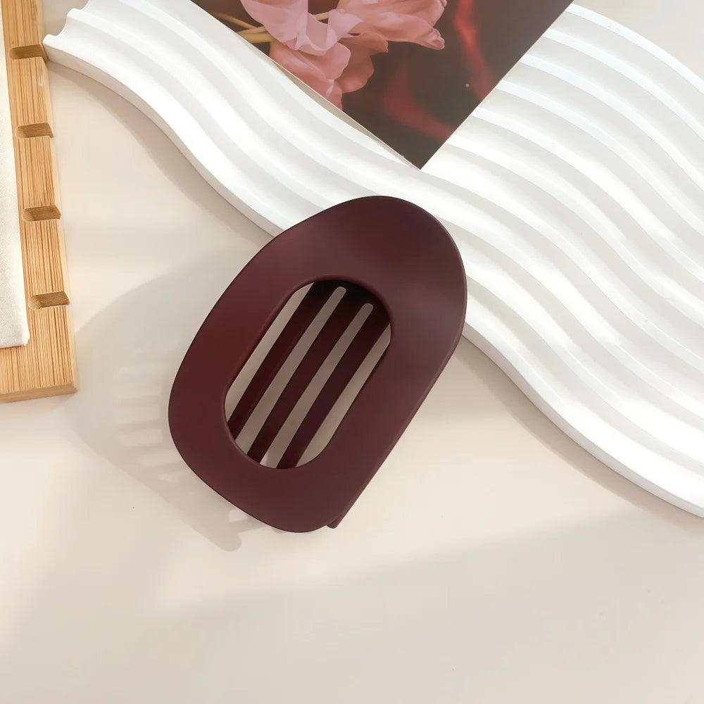 Stylische Haarklammer Leopardenmuster matt für einfachen Halt