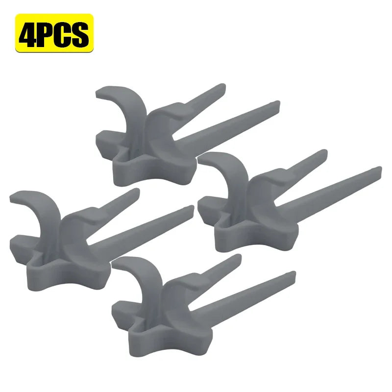 Finger Stäbchen Kunststoff Snack Halter für sauberes Essen 1 bis 4 Stück