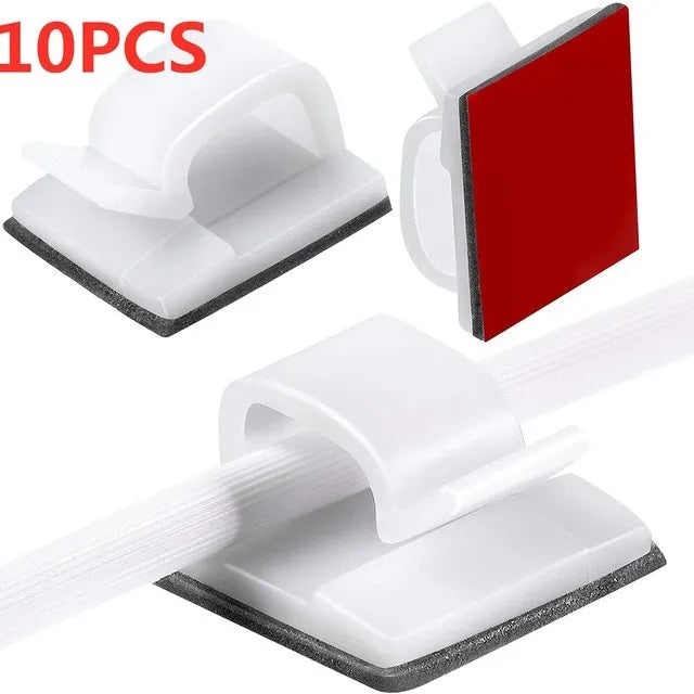 Kabel Organizer Clips mit starkem Kleber für ordentliche Kabelverwaltung