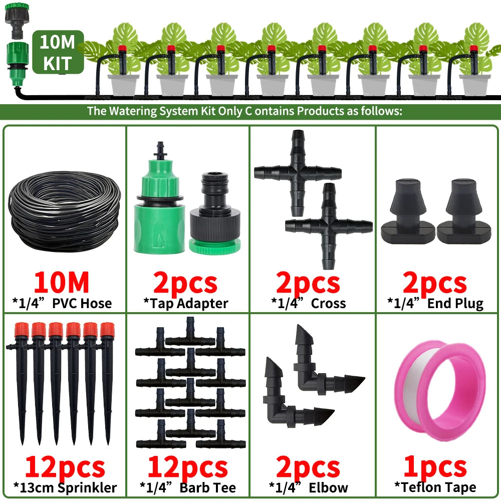Effizientes DIY Nebel-Bewässerungssystem für Garten, Rasen, Bäume