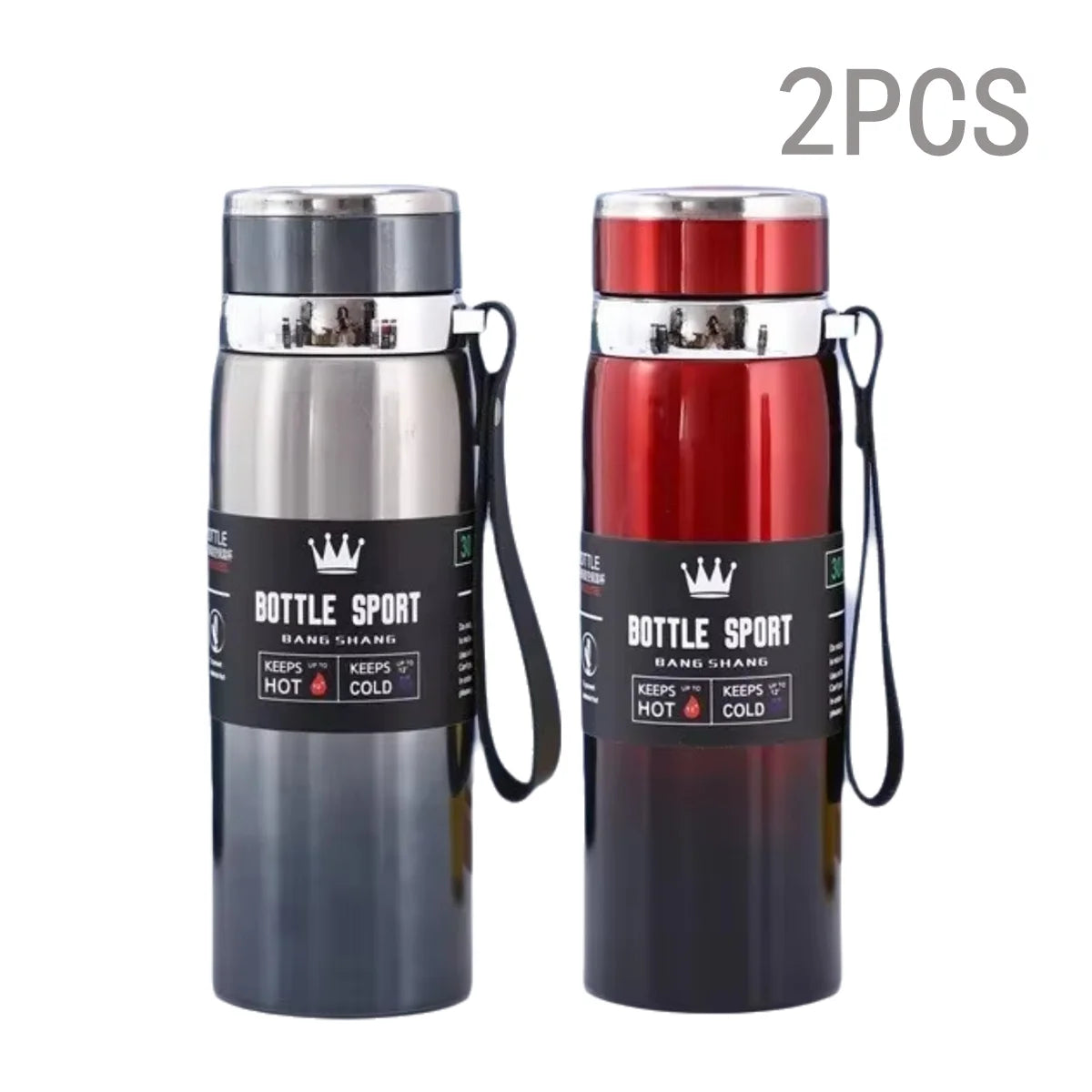 24h Thermosflasche aus Edelstahl 1000ml – Auslaufsicher - Hochisolierend
