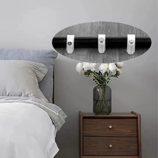 Perfekte Kabelorganisation: 100 weiße Kreis-Nagel Clips für 4-12mm Kabel