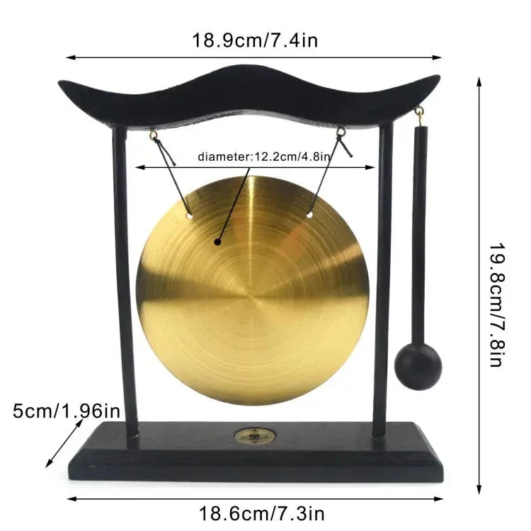 Feng Shui Messing Gong für Glück und Harmonie-Yabubest - Home & More