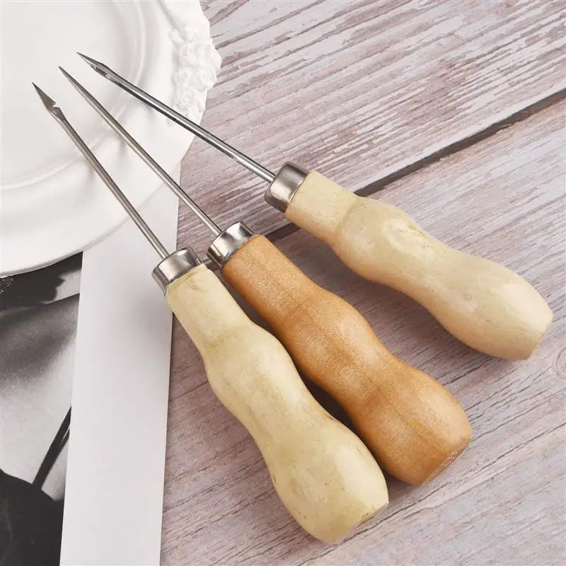 Runder Lochkegel Stanzwerkzeug für DIY Kerzen Docht Ahle und Reparatur