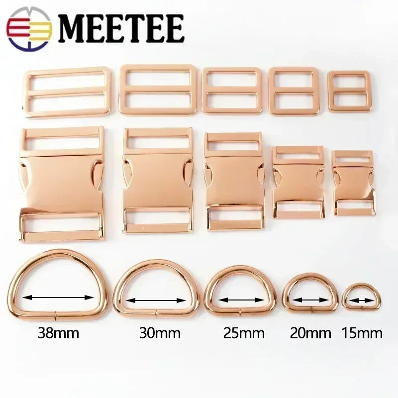 Robuste Metall Schnallen für Riemen Taschen und Hundeleinen DIY Zubehör