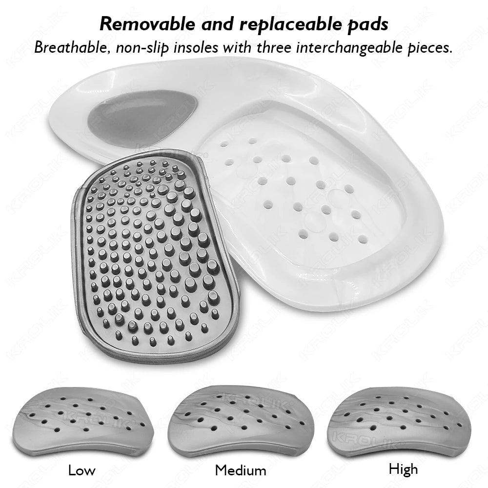 Orthopädische halbe Einlegesohlen mit Fußmassage und Arch Support