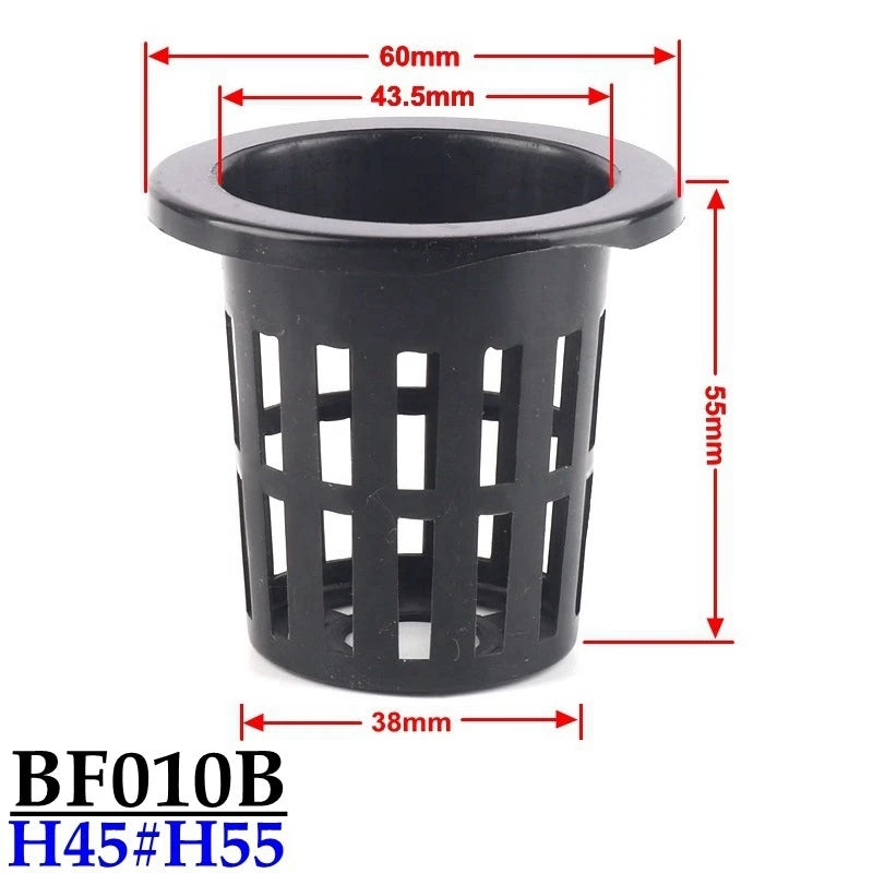 10 Stück Hydrokultur Pflanzkörbe aus Kunststoff für Gewächshaus und Gemüse