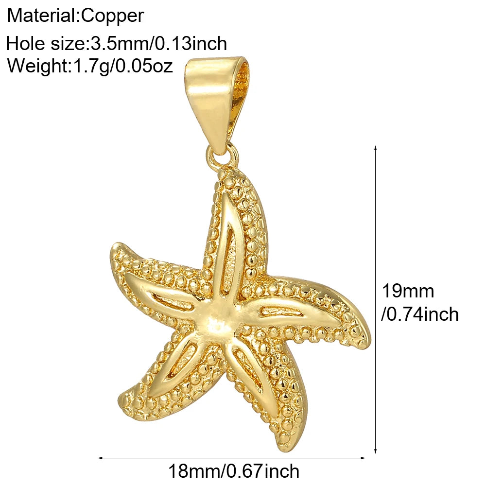 Kreative Anhänger mit Meeresmotiven aus Kupfer und Emaille