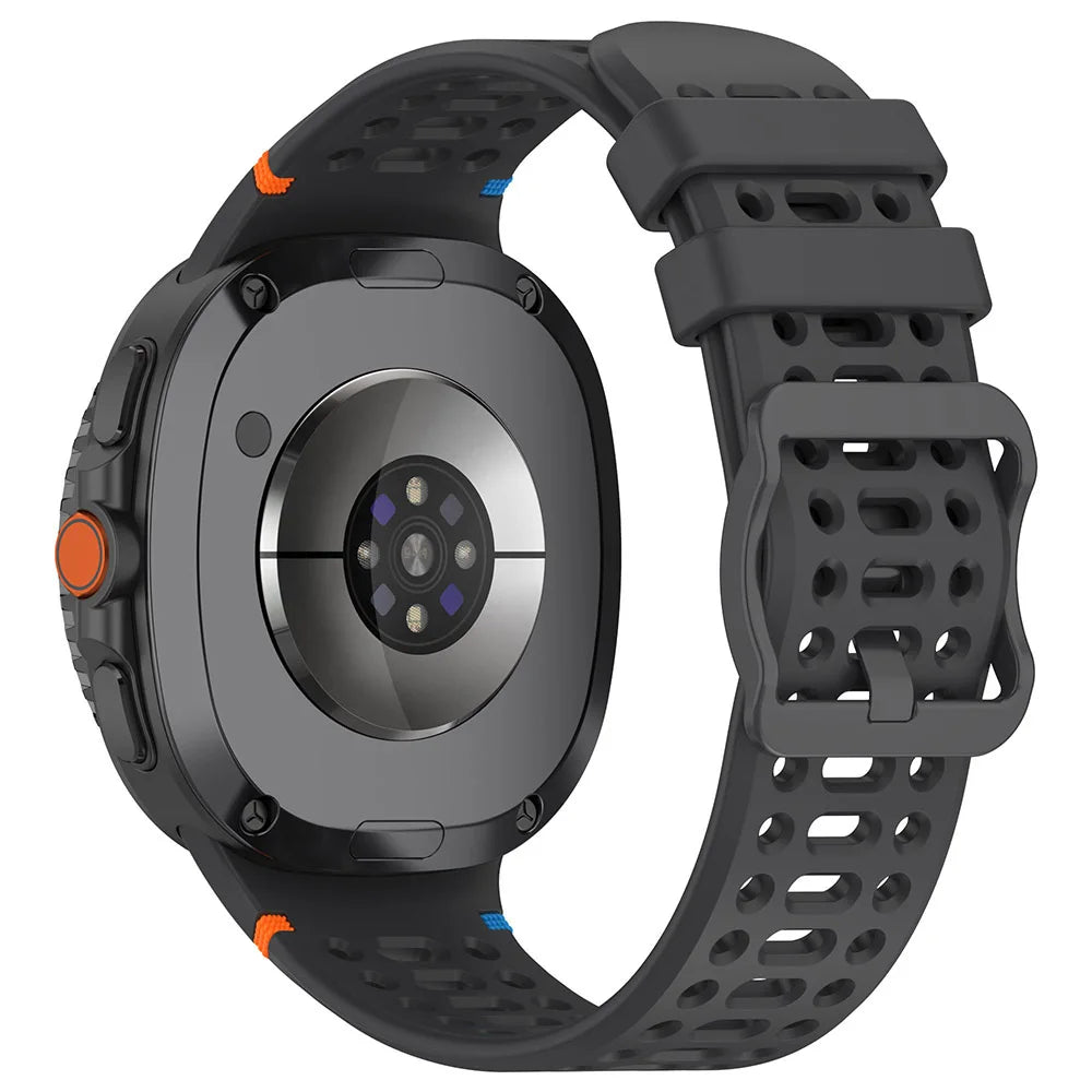 Silikon Ersatzarmband für Smartwatch 40 44 47 mm Sport komfortabel