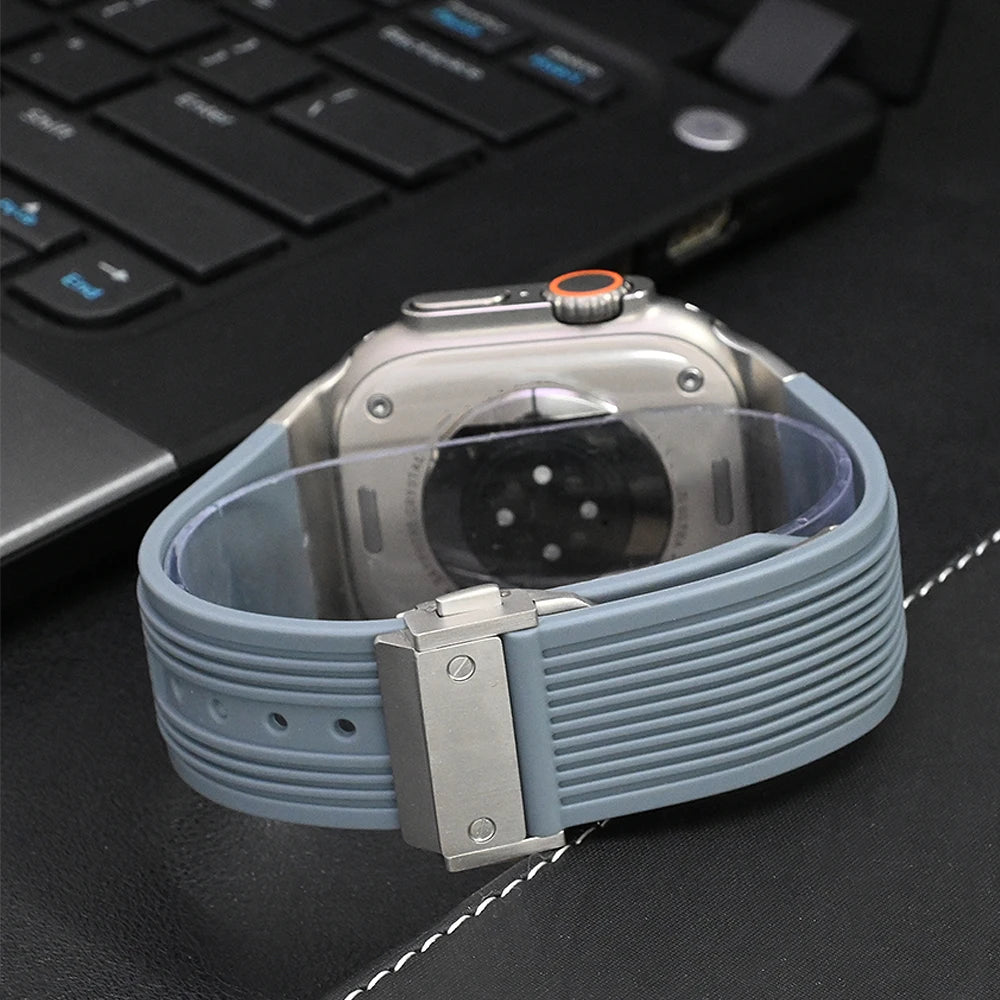 Sport-Silikonarmband für Apple Watch Ultra und Serie 11, 49 46 45 44 mm-Yabubest - Home & More