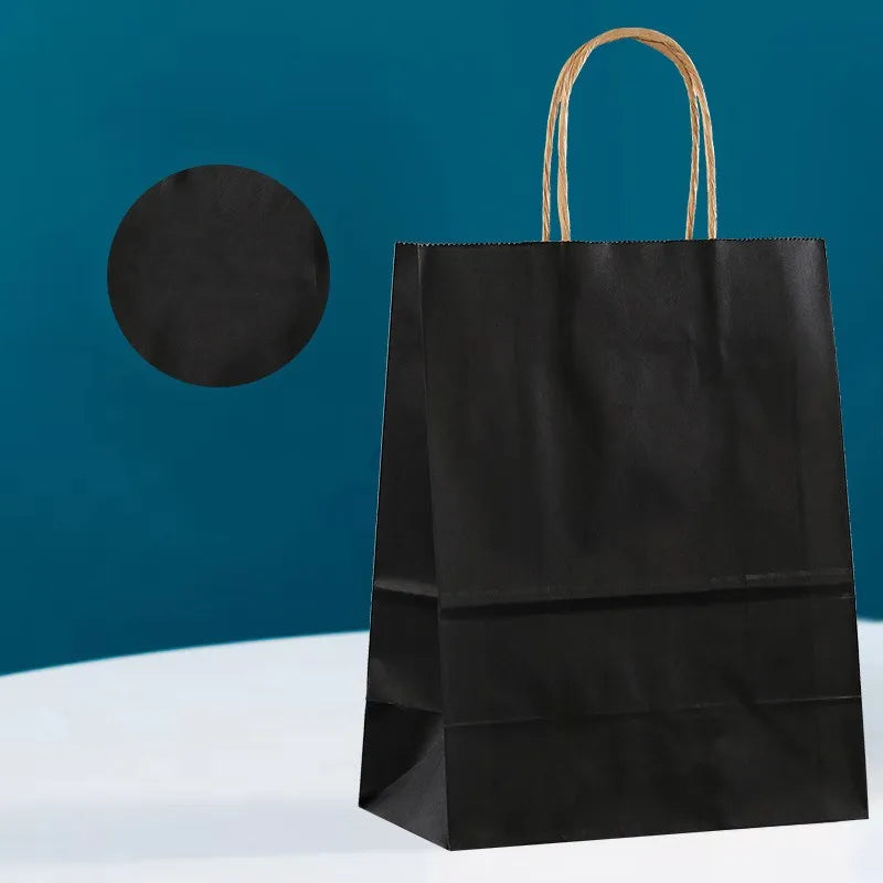 1pc Kraftpapier Geschenkbeutel Wiederverwendbare Einkaufstaschen für Party-Yabubest - Home & More