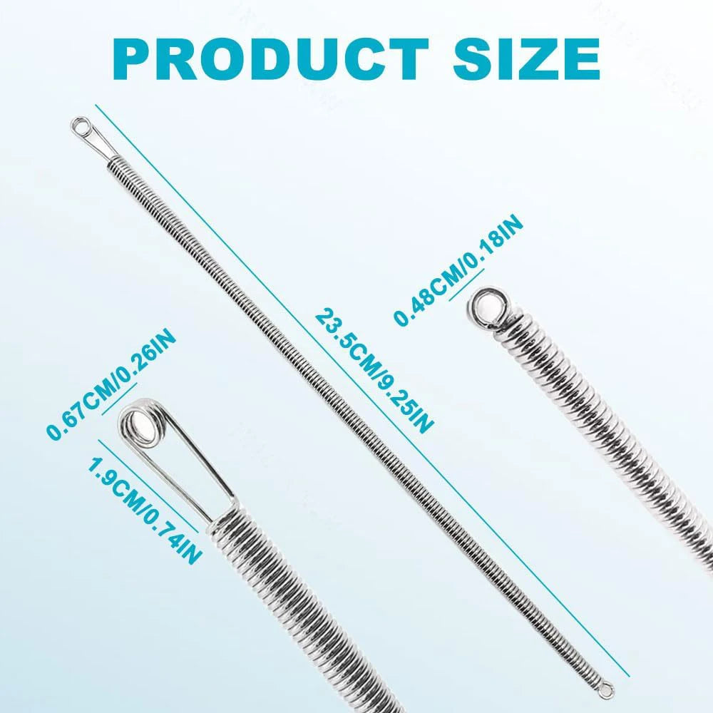 2er Set Metall Einfädler für Kordelzug und Sticknadeln