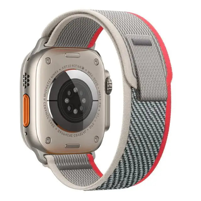 Nylon Trail-Loop Armband kompatibel für Smartwatches 38-49 mm Unisex