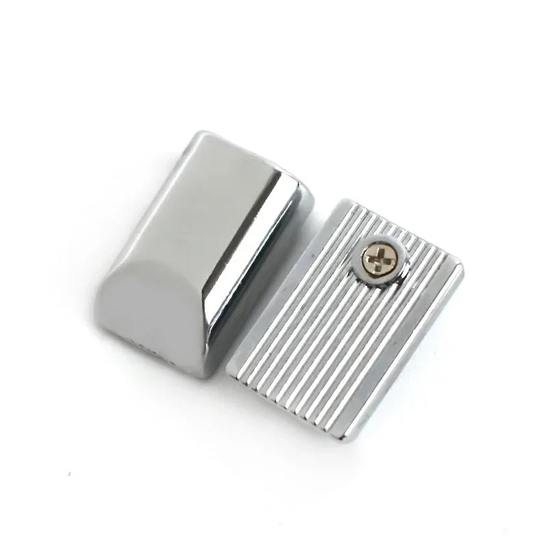 Metall Reißverschlussenden Clip Schnallen Set mit Schrauben für Taschen Gurte DIY 10/20 Stück