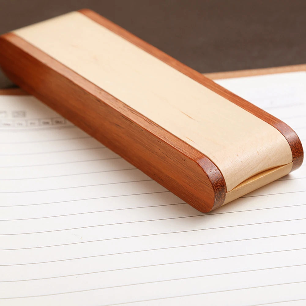 Faltbarer Holz Stifthalter Organizer für Büro und Schule